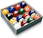 Billiard Balls Set 2-1 4  Regulation Size Pool Table Balls For Replacement 16   