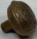 One Solid Brass Victorian Antique Door Knob