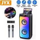 Jyx Bluetooth 5 0 Speaker Wireless Karaoke Machine For Xmas Party With Rgb Light