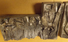 Vintage Lead Mold Of 3 Vintage Soldiers Toy Used Condition Free Shipping 