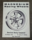1960s American Racing Equipment Magnesium Wheels Catalog Hot Rod Drag Racing Mag