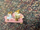 Wee Forest Folk Mouse Figurine 1986 First Date M-134 By Petersen W  Box