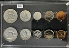 1958   1959 United States Silver Proof Sets Cameo W box Vintage Case Very Nice  