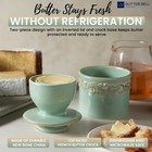 The Original Crock L Tremain A Countertop French Ceramic Butter Dish Keeper