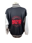 1992 Beverly Hills 90210 Varsity Jacket Top Line Usa Wool Leather Snap Small