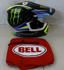Monster Energy Bell Riding Helmet Size L Apdesigns Mx-9 Motocross Pro Circuit