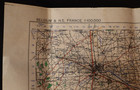 Wwii Us General Staff War Office 1942 Map Tournai Belgium Ne France 35 X 25 Inch