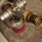 Bliss Rockwood Vintage Fire Hose Nozzle W  Red Base - Firefighting   Rescue
