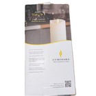 Luminara Real Flame Effect Candle W  Timer White  3  X 7 5  New