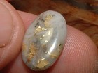 Oregon Blue Mtns  Gold Quartz Cabochon 4 2 Carats Natural Gold Gems