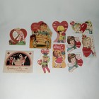 Vintage Valentine s Day Cards Lot Of 10 Children 1950s Mcm Holiday Ephemera