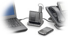 New Plantronics Savi W745 Wireless Headset Pc Voip Office Phone Usb Dock Sealed 
