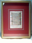 Book Of Hours  Illuminated Manuscript  Leaf  Circa  1500