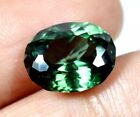 Superb Deep Blue Green Australian Sapphire Oval Cut Certified Gemstone 5 05 Ct 