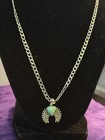 D   joy Artisan Crafted Premium Royston Turquoise Pendant With 20 In Stainless Ste