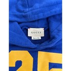 Guc Gucci Kids Friendology Hoodie Sweatshirt Sz 4 Blue Yellow 1921 Authentic