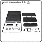 Rear Flip Seat Kit Fits Ezgo Golf Cart Txt Model  1994 5   Up  - Black Cushions