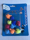 Foohy Monkey Head Pencil Petz Erasers Stackable 2008 Vintage Rare Nib  Nos