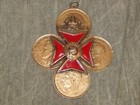King s Rifle Corps Sweetheart Pendant  brooch   