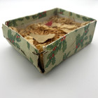 Vintage Christmas Poinsettia Girl Holly Boy Napco Salt And Pepper Shakers Read