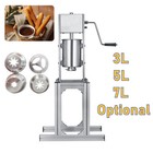 3l 5l 7l Manual Churro Making Machine Vertical Churrera Churros Maker   4 nozzle
