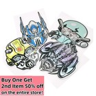 Transformers Bumblebee Optimus Prime Car Decal Sticker Robot Auto Motorcycle