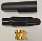 Nos Bari Sax Mouthpiece With Cap And Ligature - No Brand Or Markings Of Any Kind