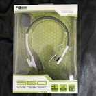 2 Xbox 360 Live Headset new In Box wire  Reduce Noise volume Control boom Mic
