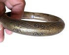 Rare Antique African Ethiopian Surma Tribe Heavy Bronze Bracelet Traditional 