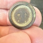 Antique Small Brass British Balance Weight With    vr    Crown