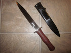 Repro Wwii Italy Italian Army Pugnale M39 Combat Knife With Steel Scabbard    