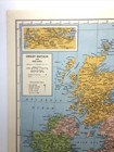 1947 Vintage Great Britain   Irelan Antique Atlas Map - Hammond s Superior Atlas