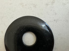 Chinese Black Stone Or Mineral Bi Disc Pendant