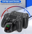 Ps4 Controller Charger Dock Station With Charging Cable 1 8hrs Fast Charge