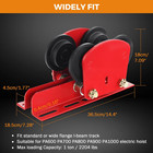 Electric Hoist Manual Trolley For 1 96-6 69 In I-beam 1 Ton 2204 Lbs For Pa600 P