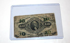 1863 United States Fractional Currency Note 10 Cents Third Issue-see Description