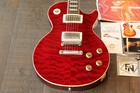 2004 Gibson Custom Shop Class 5 Les Paul Standard Cranberry Burst Quilt Top ohsc