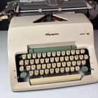 Vintage Olympia Sg3 Manual Typewriter Desktop Made In Western Germany As Is