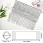Women s Shawls And Wraps For Evening Dresses Glitter Shawls Fringe Bridal 