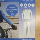 Chill Chasers By Cuddl Duds Warm Baselayer Black Crew And Pant Set Size Xs 4 5