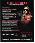 Leah Pruett Nhra Autographed Hero Card Top Fuel Dragster 2026