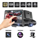 4  Touch Screen Dash Cam 1080p Dual Lens Car Dvr Recorder Front And Rear Camera