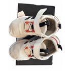Adidas Kids White Black Red Cloudfoam Sneakers Athletic Shoes