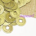Lot 500 Feng Shui Coins 20mm Lucky Chinese Fortune Coin Brass Metal Ching Money