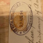 C 1884 Natal 1 Shilling Stamp Overprinted Postage
