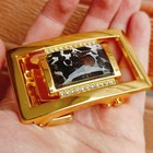 Sericho Pallasite Meteorite Belt Buckle From Kenya