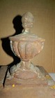 14  Tall Large Antique Vtg Original Cast Iron Post Finial 24 Pound Architectural
