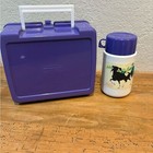 Vtg 90s Disney Mulan Thermos Hard Shell Lunchbox With Thermos