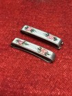 Vintage Set Of 2 Sterling Silver Hair Clip-barrette  3 9 Gr   4 