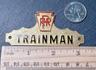 Prr Pennsylvania Railroad Keystone Logo Trainman Badge I397
